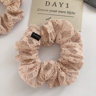 DAY 1 scrunchies โดนัทมัดผม ยางรัดผม