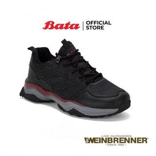 Bata บาจา รองเท้าผ้าใบ (สนีคเคอร์)ชายแบบผูกเชือก รองเท้าหุ้มส้น รองเท้าผ้าใบลำลอง รองเท้าลำลองชายแบบผูกเชือก  รุ่นKAILAS สีดำ 8306808