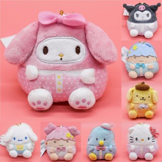 Kawaii Kuromi My Melody พวงกุญแจ จี้ตุ๊กตานุ่ม สําหรับห้อยกระเป๋าถือ