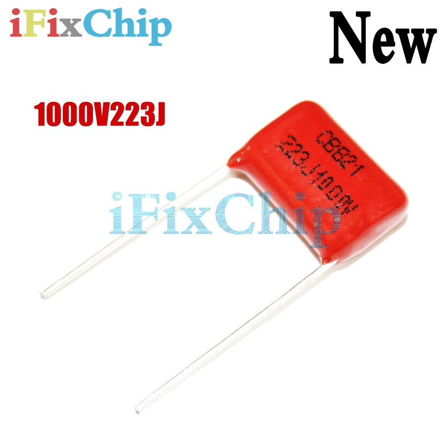 10pcs ยี่ห้อใหม่ CBB 1000V223J 1000V 22NF 1000V 0.022 Uf 223J 1,000v P15MM