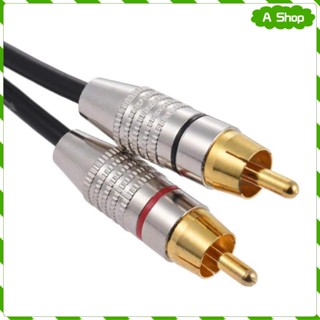 Xlr 3-pin เชื่อมต่อกับ 2 Rca เชื่อมต่อลําโพงเสียง Y แยกสายเคเบิลเชื่อมต่อ