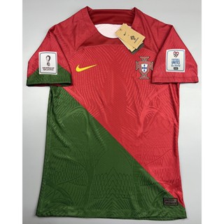 เสื้อบอล เพลเย่อ ทีมชาติ โปรตุเกส เหย้า 2022 Player Portugal Home อาร์ม ฟุตบอลโลก World Cup 2022 ผ้าทอเกรดดีที่สุด