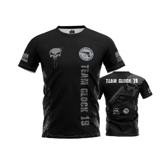 เสื้อยืด Team Glock สุดยอดคอลเลคชั่น เนื้อผ้าสวมใส่สบาย ผ้าแห้งไว ไม่อมเหงื่อ มีหลายขนาดให้เลือก