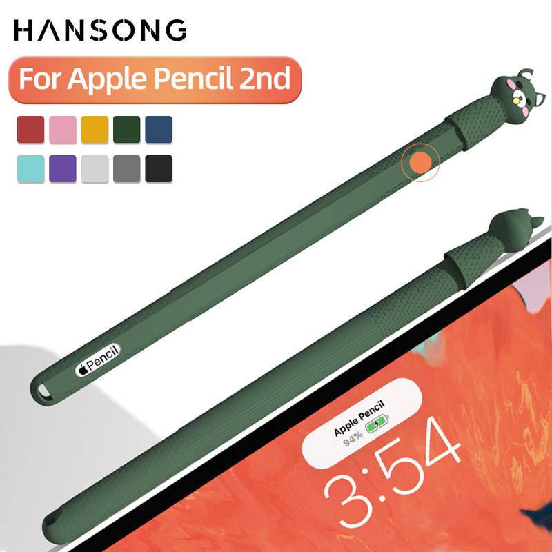 เคสซิลิโคนนิ่ม สําหรับ iPad Apple Pencil 1 2 Generation