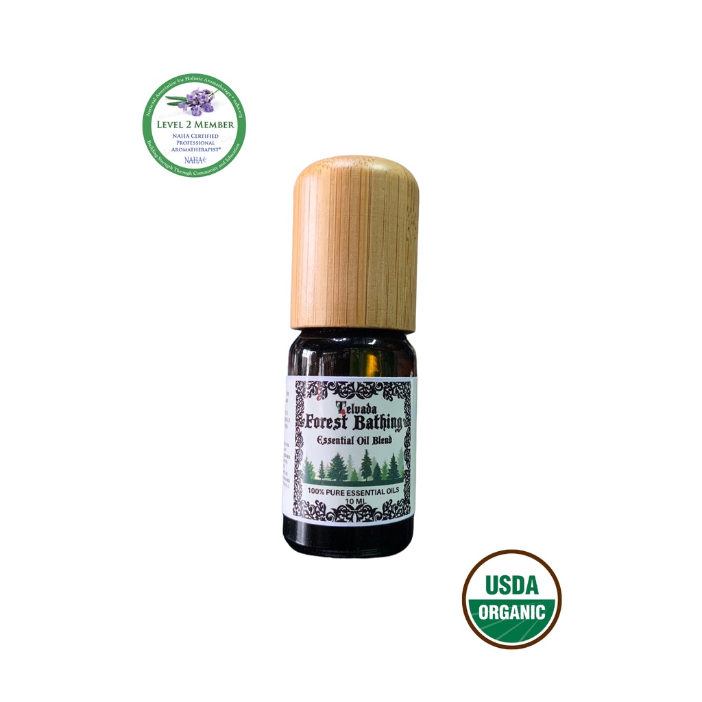 Forest Bathing USDA Organic Essential Oil Blend 10 ml น้ำมันหอมระเหย ออแกนิก แบลน อาบป่า ขนาด 10 ml