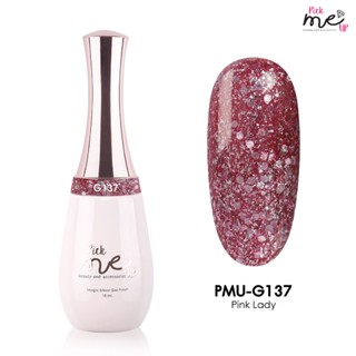 สีเจลทาเล็บ Pick Me Up  G137 Pink Lady 15ml.