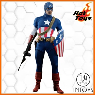 HOT TOYS - CAPTAIN​ AMERICA​ STAR SPANGLED MAN VERSION 2013 TOY FAIR EXCLUSIVE​ -​ MMS205 : THE​ FIRST AVENGER