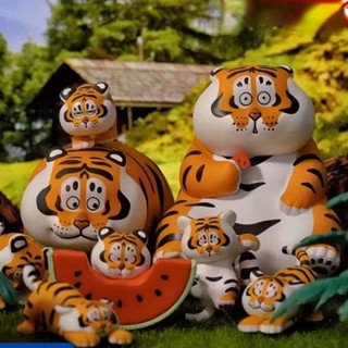 ✿52TOYS Fat Tiger With Baby 2 เสืออ้วน กับเด็ก 2 กล่องตาบอด  สไตล์ที่เลือกได้ น่ารักตุ๊กตา ของเล่น