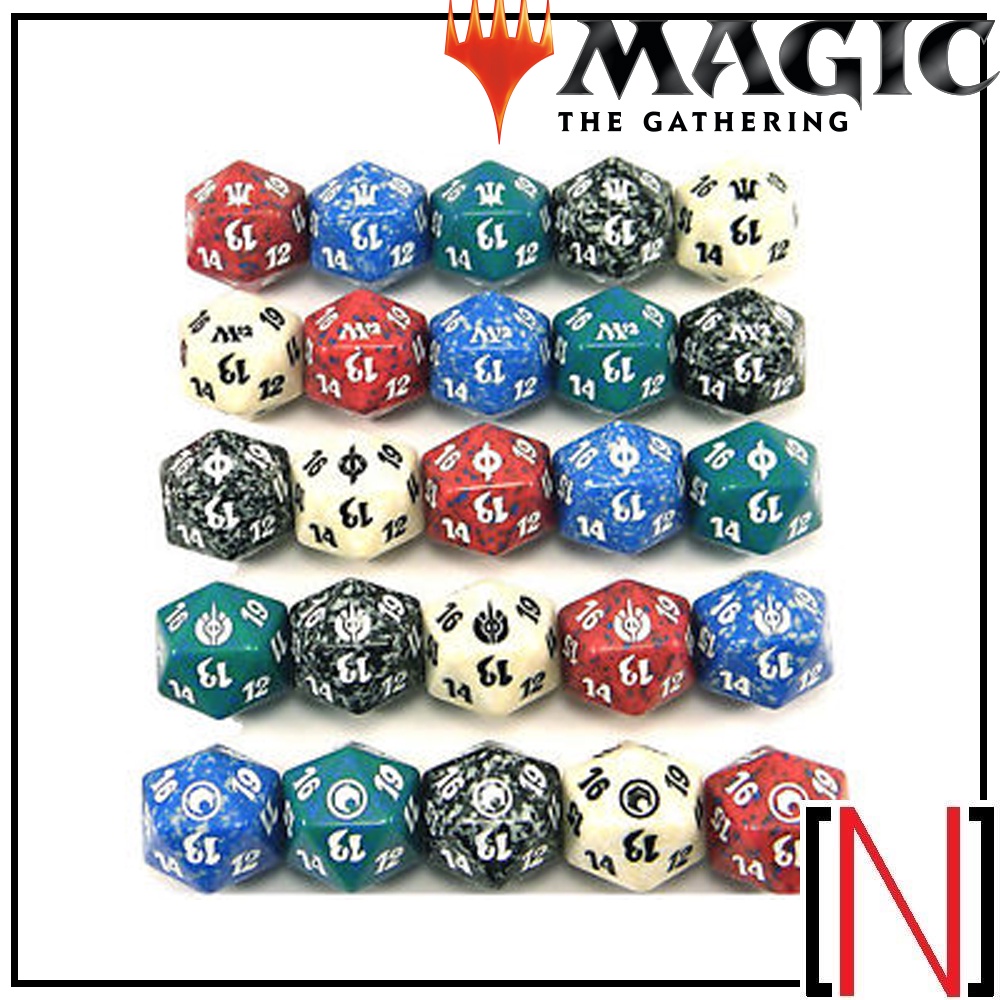 [Dice] ลูกเต๋าMTG หน้า 20 คละรุ่น เลือกสีได้