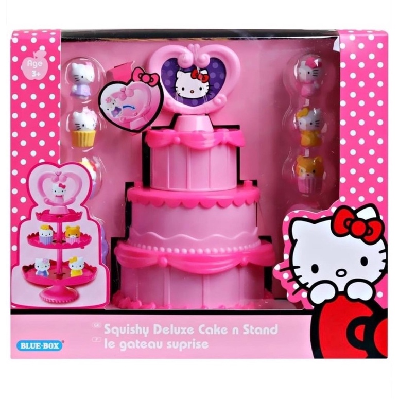 ชุดขนมเค้ก  -Hello Kitty Squishy Deluxe cake n stand