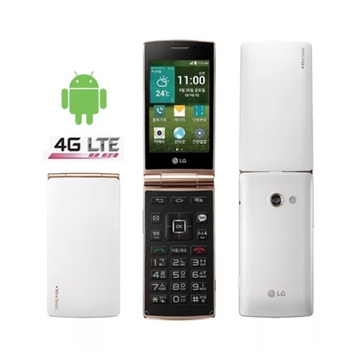 สําหรับ LG ไวน์สมาร์ท LG D486 Quad Core 3.2 นิ้ว 4GB ROM LTE พลิกโทรศัพท์ 3.15MP กล้อง