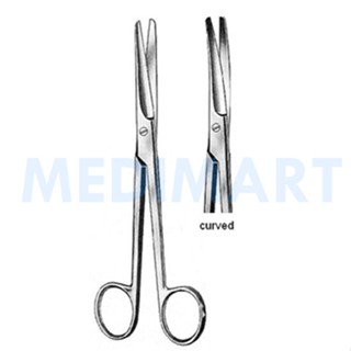 EM-E10-0081,83 กรรไกรตัดเนื้อ Mayo Dissecting Scissor โค้ง 14.5 cm. , 17 cm.