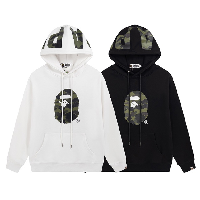 BAPEเสื้อแจ็กเก็ต มีฮู้ด ลายพราง สําหรับผู้ชาย และผู้หญิง 1028