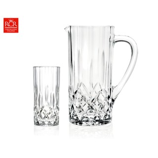 เซตเหยือกน้ำ RCR Opera (เหยือก+แก้วน้ำ 6 ใบ), เซตแก้วน้ำคริสตัล Opera Drink Set 7 pcs