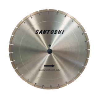 ใบเพชร 16’’ ใบสีเงินSANTOSHI DIAMOND CUTTING WHEEL