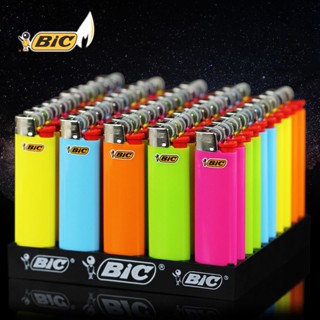 bic bick ของแท้จากฝรั่งเศส ไฟแช็กป้องกันการระเบิดระดับ high-end หินเจียรแบบใช้แล้วทิ้ง หินเหล็กไฟ ไฟแช็กบุหรี่ทนอุณหภูมิ