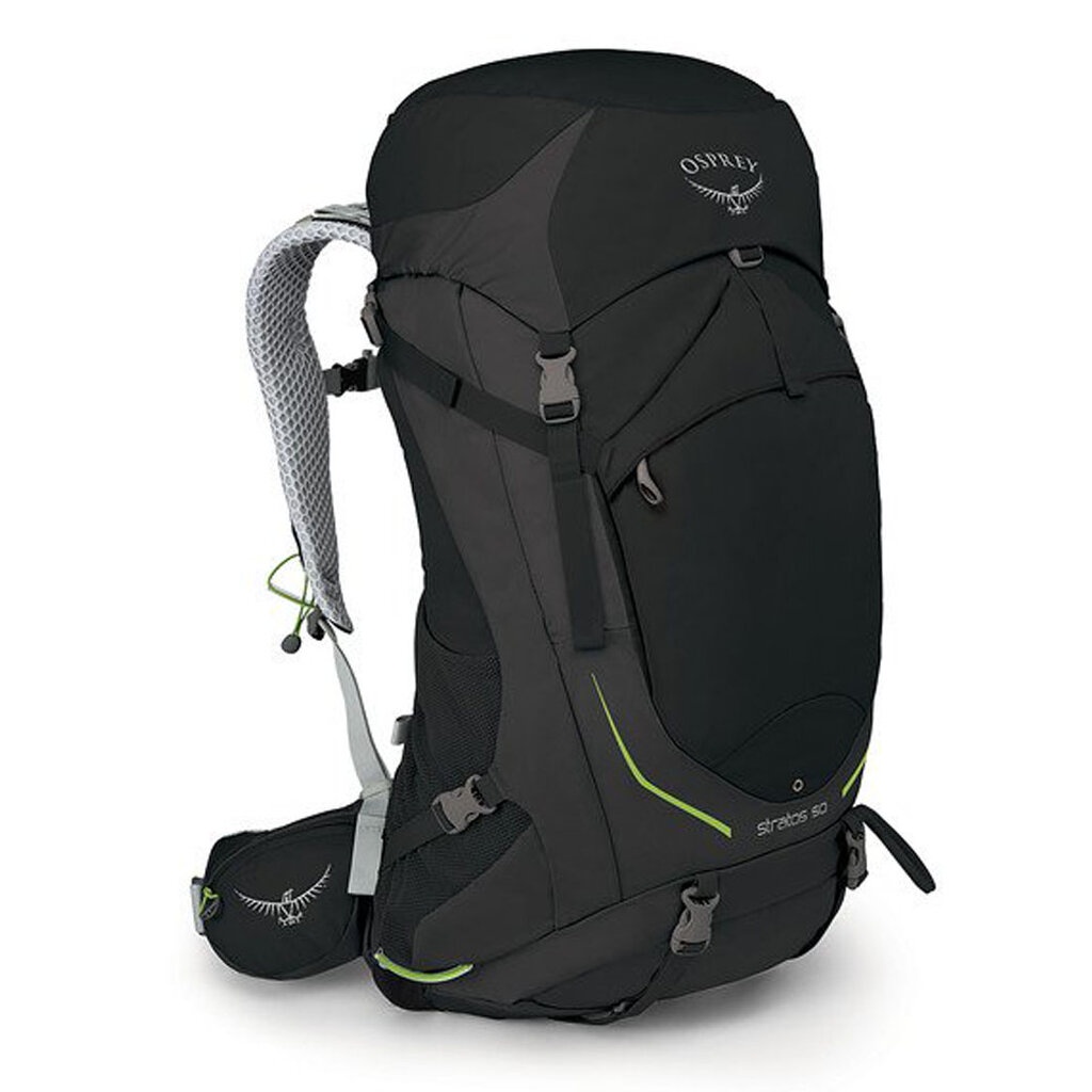 Osprey Stratos 50L for men - Black กระเป๋าเป้เดินป่า ขนาด 50 ลิตร สำหรับผู้ชาย