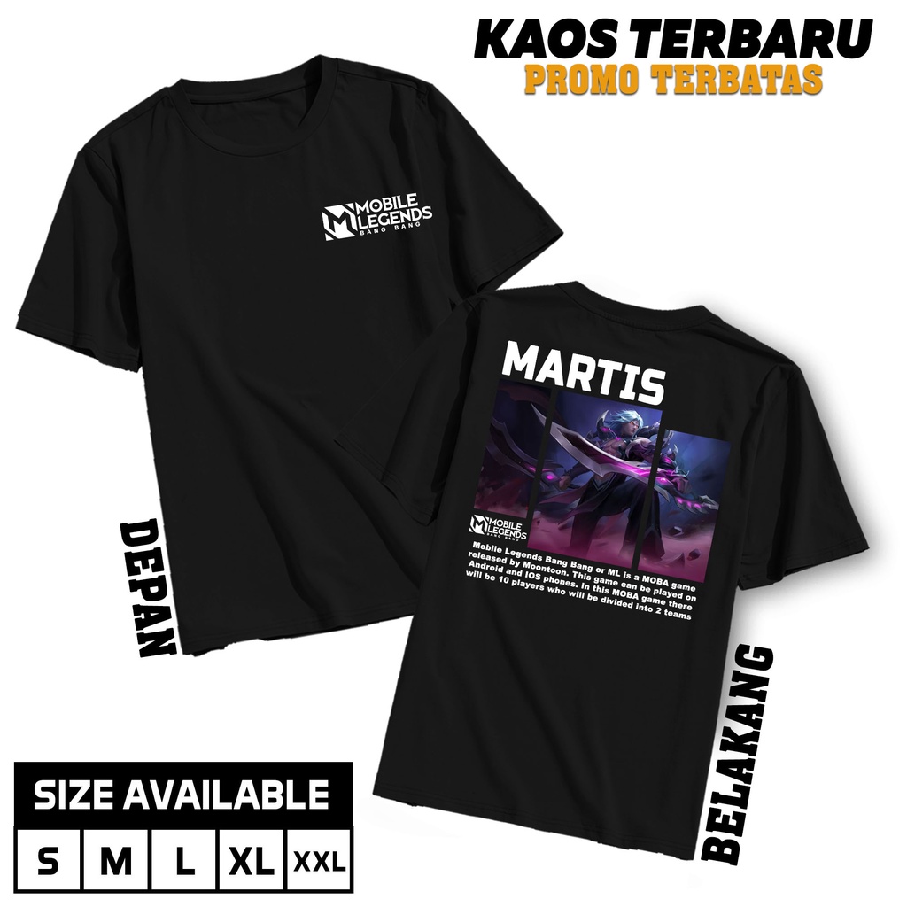 เสื้อยืด DIMENSIONS - Mobile Legends MLBB T-Shirt - MARTI - Mobile Legends / All Role T-Shirt - Cool