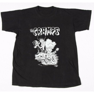 The Cramps Cotton Shirt Unisex Funny Black Cotton Tee Vintage Gift For Men