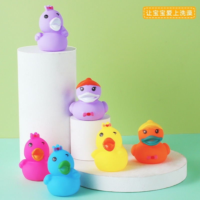 พร้อมส่ง ของเล่น ลอยน้ำ บีบมีเสียง เป็ด ส่งของทุกวัน รูปที่ 2