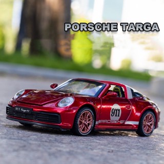 โมเดลรถยนต์ 1:32 Porsche 911 TARGA 4S ของเล่นสําหรับเด็ก