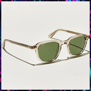 Moscot แว่นตากันแดด กรอบสีเทาใส โครเมี่ยม สําหรับผู้ชาย ผู้หญิง