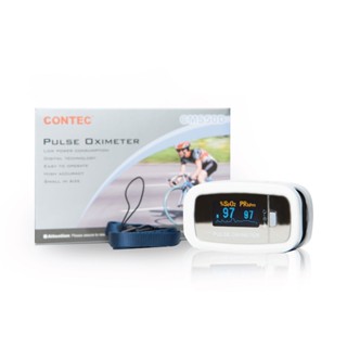 Contec เครื่องวัดออกซิเจนปลายนิ้ว รุ่น CMS50D รับประกัน 1 ปี เครื่องวัดออกซิเจน Pulse Oximeter