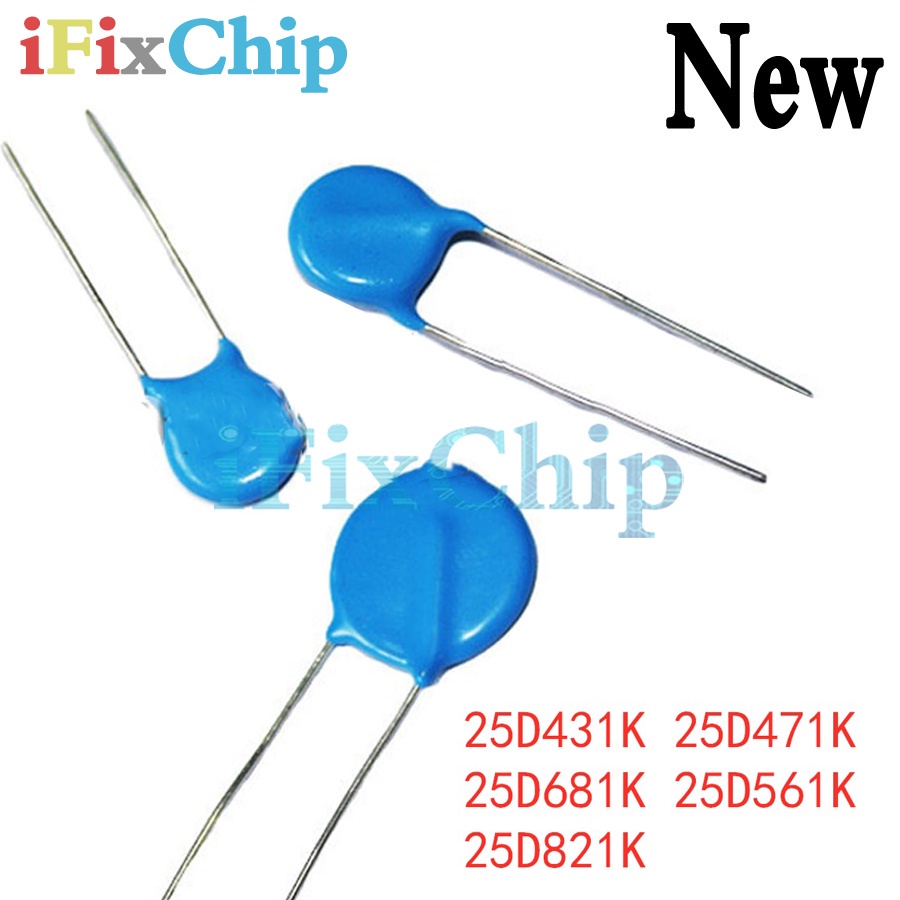 5pcs ยี่ห้อใหม่ 25D431K 25D471K 25D681K 25D561K 25D821K 25MM