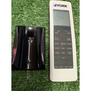 รีโมทแอร์-YORKของแท้ใส่ถ่านใช้ได้เลย