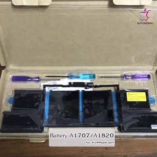 [พร้อมส่ง] Batteryโปร A1707-A1820 แบตPro A1707-A1820 ไขควงในชุด เปลี่ยนเองได้ รับประกัน6เดือน