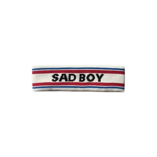 ที่คาดผม ยางรัดหัว PISI SAD BOY Headband สีแดง-น้ำเงิน