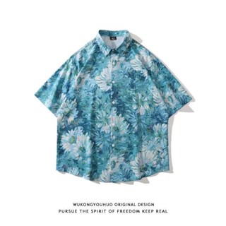 เสื้อฮาวายชาย เสื้อฮาวาย เสื้อเชิ้ต hawaii หลายสไตล์ 100 แบบ รุ่น 3323