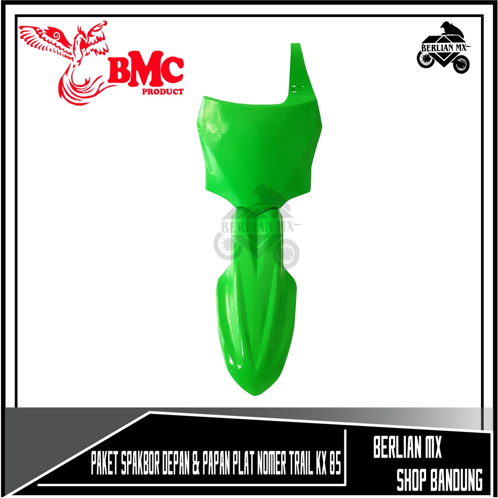 บังโคลนหน้าและแผ่นตัวเลข Trail Kx 85