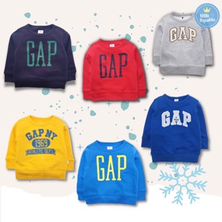 เสื้อแขนยาวเด็ก Gap แบรนด์แท้ เสื้อกันหนาวเด็ก พร้อมส่ง ไซส์ 1-5y