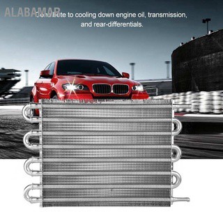 ALABAMAR Car 8 Row Remote Transmission Oil Cooler Kit Auto‑Manual Radiator Converter