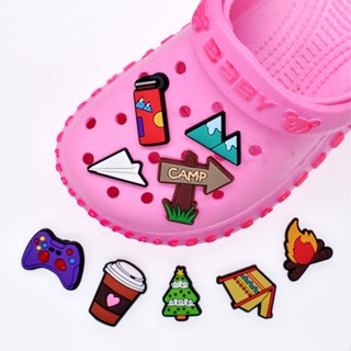 Croc Jibz Pins ใหม่ เกม DIY ปุ่มเสน่ห์รองเท้า