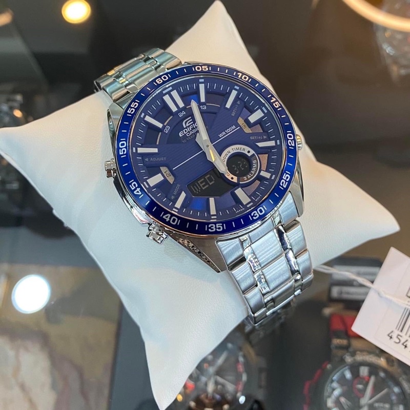 [สอบถามสต็อกก่อนกดสั่ง]🎁CASIO EDIFICE EFV-C100D-2A ของแท้ 100% ประกัน 1 ปี