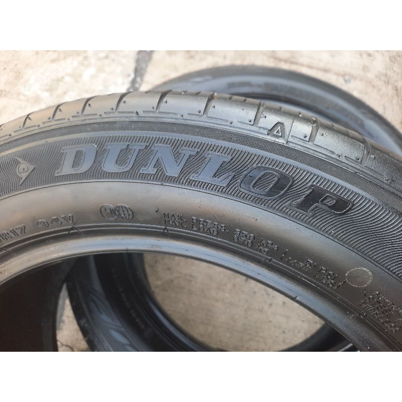 ยางเปอร์เซ็นต์ 215/55R17 Dunlop ปี19
