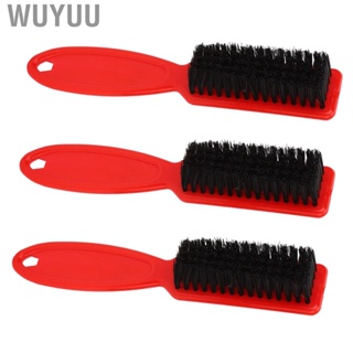 Wuyuu 3x Beard Grooming Brush Nylon Bristles Curved Reinforced Handle LJ4