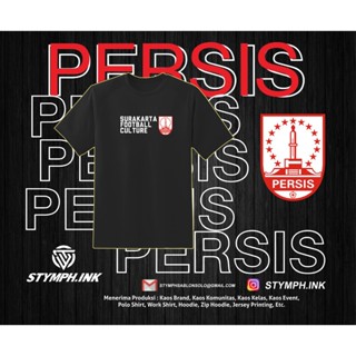 เสื้อยืดผ้าฝ้ายพรีเมี่ยม เสื้อยืด พิมพ์ลาย Solo PERSIS PASOEPATI KAOAS SURAKARTA