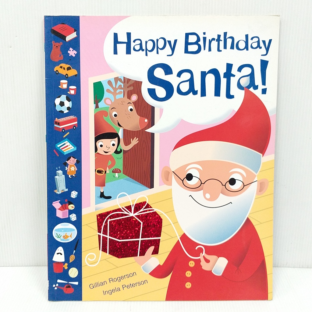 Happy Birthday Santa นิทานภาษาอังกฤษ มือสอง นิทานคริสต์มาส ปกอ่อน