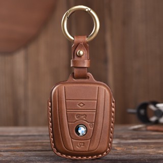 Suitable for BMW Retro Simple Key Case I3 New Energy I8 Car Creative High-end Key Case Buckle Manual Sewing