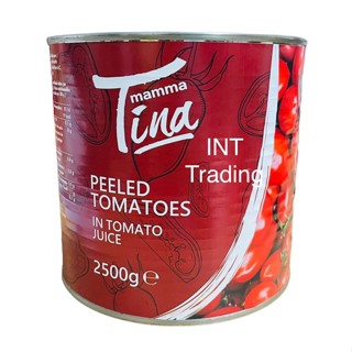 Peeled Tomatoes Mamma TINA 2.5 kg. มะเขือเทศปอกเปลือก ขนาด 2.5 กิโลกรัม นำเข้าจากอิตาลี