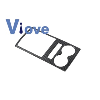 สติกเกอร์คาร์บอนไฟเบอร์ ติดคอนโซลกลาง ที่วางแก้วน้ํา สําหรับตกแต่งรถยนต์ Pajero 2007-2019