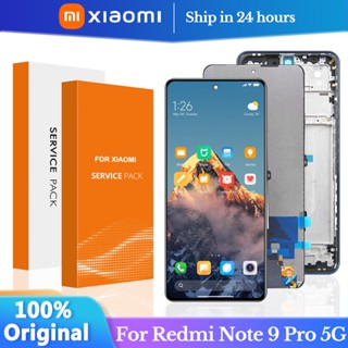 ของแท้ 6.67&amp;#39;&amp;#39ชุดประกอบหน้าจอสัมผัส LCD สําหรับ Xiaomi redmi note 9 pro 5G redmi note 9pro M2007J17C