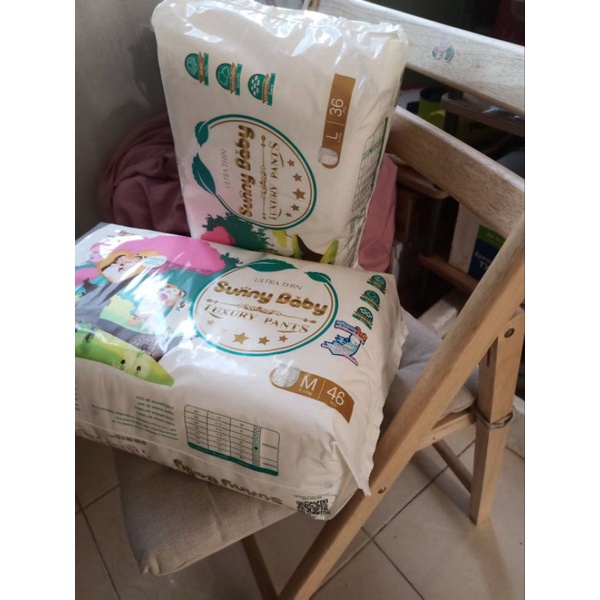 ผ้าอ้อมสำเร็จรูป Sunny Baby Luxury Thin