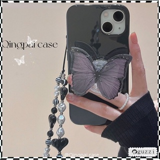 เคสโทรศัพท์มือถือ TPU นิ่ม หนา กันกระแทก พร้อมสายคล้องมือ หรูหรา สําหรับ เคสไอโฟน11 14 13 Pro Max 12 Pro Max 11 Pro Max 7plus 6splus 8plus Xr