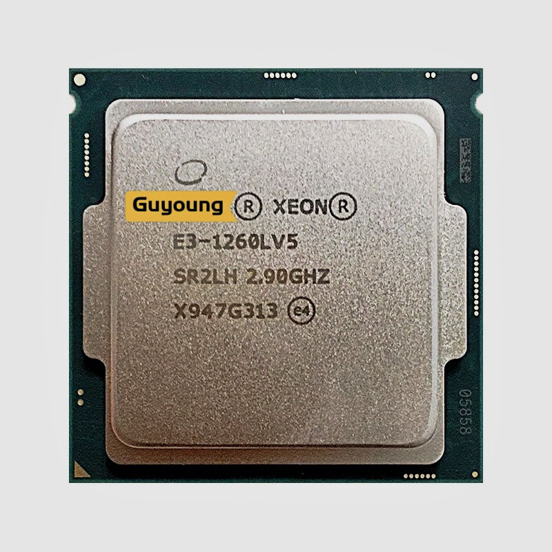 โปรเซสเซอร์ CPU Xeon E3-1260Lv5 E3 1260Lv5 E3 1260L v5 2.9 GHz 45W LGA 1151