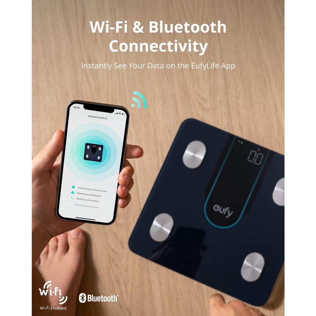 New In Eufy Smart Scale P2 เครื่องชั่งน้ำหนัก วัดค่าสุขภาพ 15 รายการ  เชื่อมต่อแอปคำนวนแคลอรี่ บันทึกผลและส่งออกได้ - Ankerthailand_Officialshop  - Thaipick