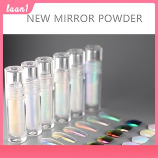 ผงกระจก ผงขัดเล็บ แบบLiquid ใช้สะดวก ขัดเล็บ ผงเมทัลลิค โทนทอง/โรสโกล Magic Mirror Liquid Powder Mirror Powder Cod